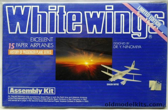 White Wings Paper Airplanes The History Of Passenger Plane Series, AG1505 plastic model kit