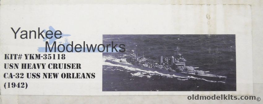 Yankee Modelworks 1/350 CA-32 USS New Orleans 1942 Heavy Cruiser - New Orelans Class, YKM-35118 plastic model kit