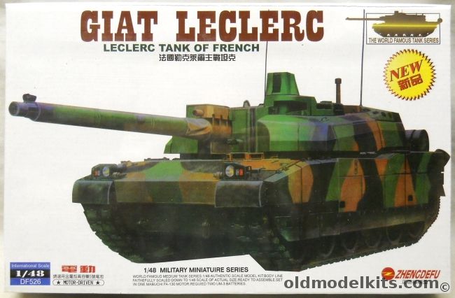 Zhengdefu 1/48 French Giat Leclerc Motorized, DF526 plastic model kit