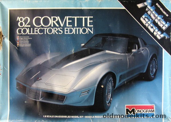 Monogram 1/8 1982 Chevrolet Corvette 'Metal Glow' Issue, 2606 plastic model kit