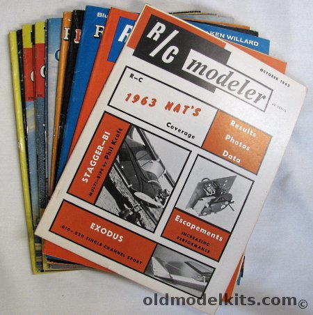  RCM (Radio Control Modeler) First Issue Oct 1963 Through December 1968 Complete plastic model kit