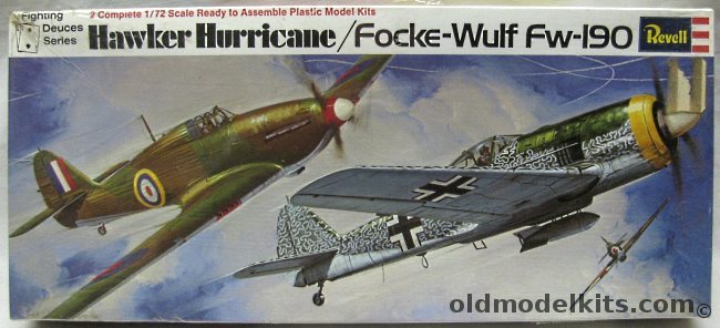 Revell 1/72 Fighting Deuces Hawker Hurricane and Fw-190, H226 plastic model kit