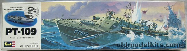 Revell 1/72 John F Kennedy's PT-109  With Armtec 50 Caliber Machine Guns and Single 40mm Mount, H310 plastic model kit